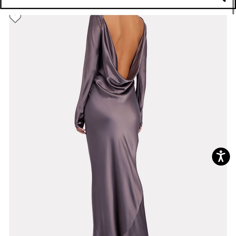 BRAND NEW- KES Reef Draped Open-Back Maxi Dress